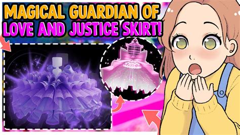 Magical guardian of love and jystice skirt